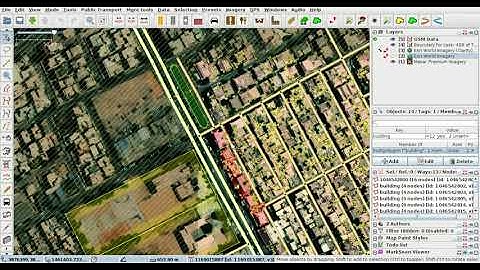 JOSM alignment of buildings along a reference line