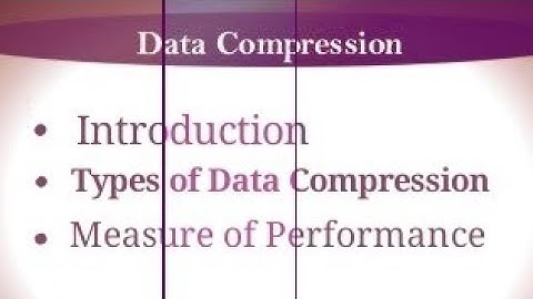 Data Compression Lecture1 Introduction of Data Compression