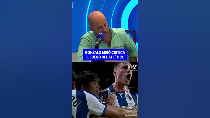 GONZALO MIRÓ CRITICA EL JUEGO DEL ATLÉTICO DE MADRID