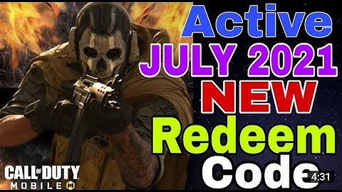 *July 2021* Call Of Duty Mobile 2021 New Redeem Code | Cod Mobile Redeem Code Garena