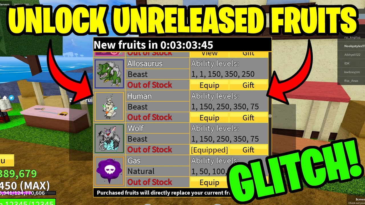 If you were able to fix/update a fruit e.g moves or value which fruit would  it be : r/bloxfruits