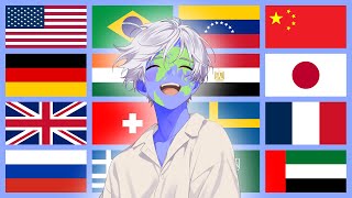 Countryhumans in Different Languages Meme 🌎