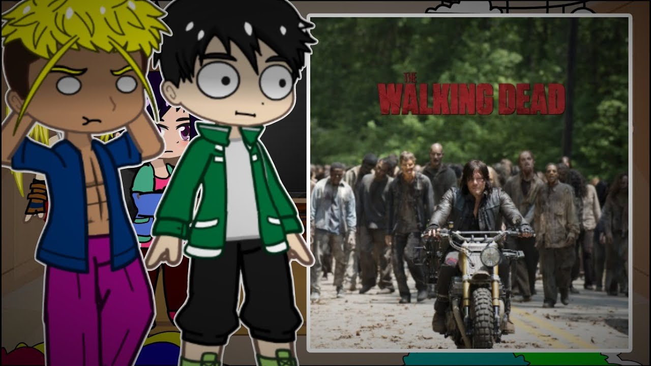 Zom 100 React to The Walking Dead || TikTok || Gacha React