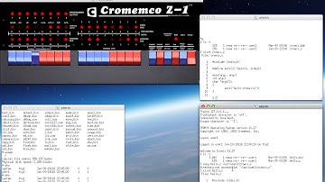 Demo of the Cromemco Z-1 emulation running Cromix