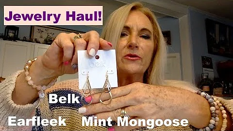 Earfleek, Mint Mongoose and Belk Jewelry Haul!  Sp...