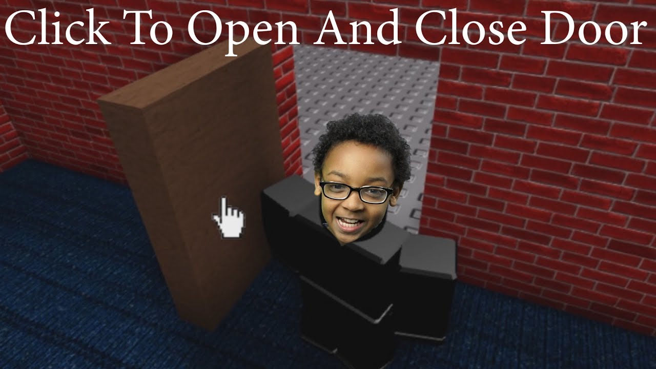 How To Make A Click To Open And Close Door In Roblox Studio Youtube
