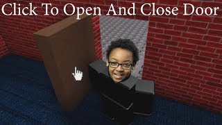 How To Make A Click To Open And Close Door In Roblox Studio Youtube - how to make an openable drawer in roblox studio