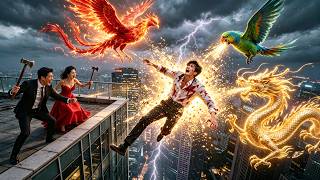 Pushed off a roof, he turns into a parrot! Livestreams to evolve into a phoenix and get revenge!