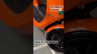 OLA S1 Pro Washing👍🏻😳| Where You Should not Throw Direct Water😳#viral #olas1pro #ev #trending