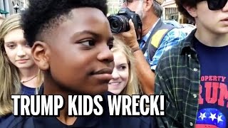 Brilliant Trump Supporter Kids Wreck Adults In Atlanta Street Debate (REACTION)