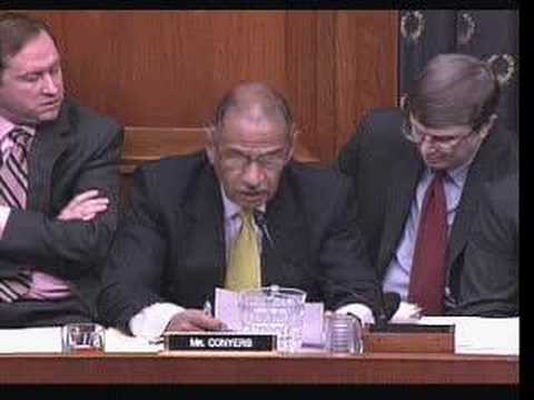 Chairman Conyers' Statement at the KBR Rape Hearing