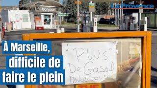 Rupture de carburant : à Marseille, difficile de faire le plein