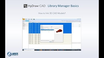 How To Link 3D CAD Models In HyDraw Library Manager