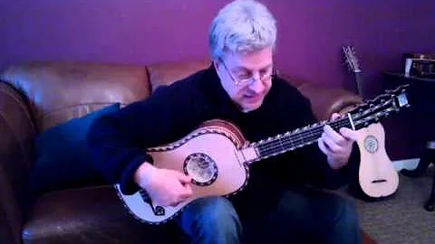 Baroque guitar no.37 made by Chris Large, played b...