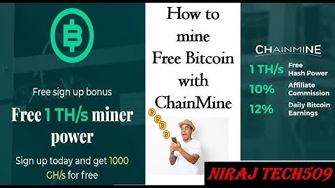 How to mine free bitcoin with ChainMine