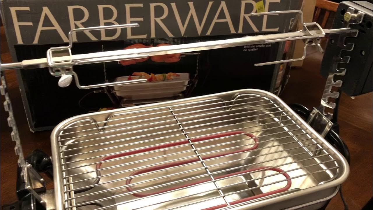 FARBERWARE OPEN HEARTH BROILER/ ROTISSERIE 455ND 1984 Super Clean