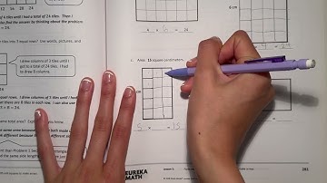 Eureka Math Grade 3 Module 4 Lesson 5 Homework | #mathwithaubrey #answers