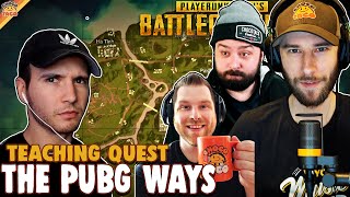 chocoTaco, Halifax, & Reid Teach Quest the Ways of PUBG  Squads Gameplay