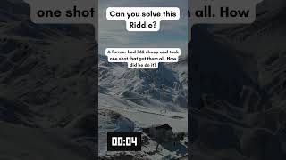 Crack the Code! 🧠 Can You Solve This Mind-Bending Riddle? Challenge Accepted! 🔍 #shorts