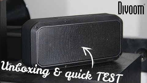 Divoom Voombox Party | UNBOXING & Quick Sound TEST