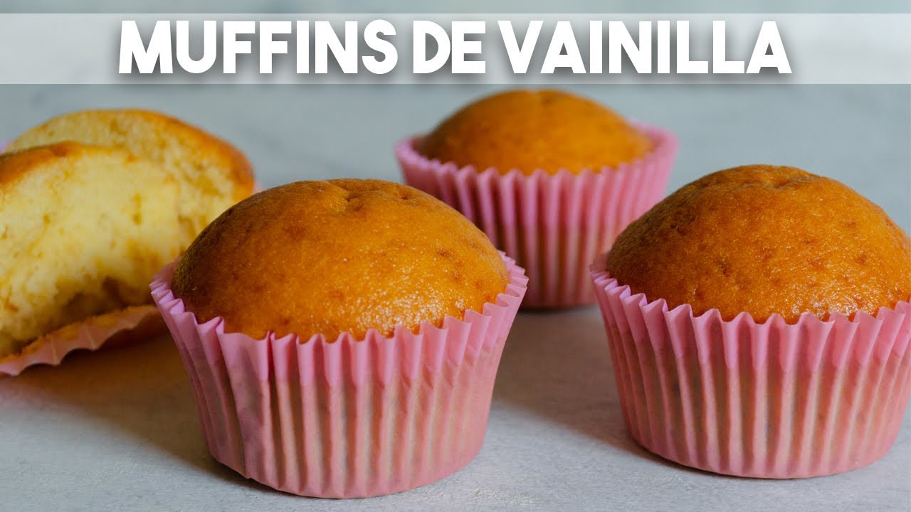 Muffins de vainilla - YouTube