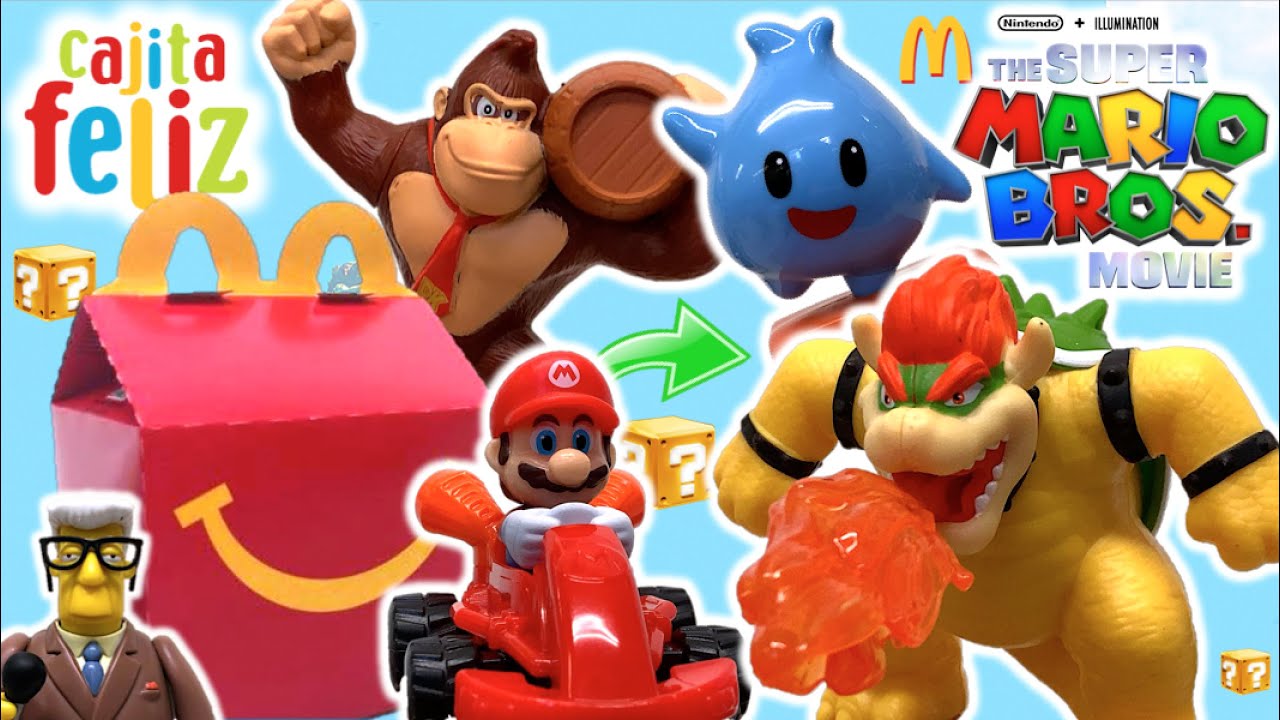 Unboxing de algunos de los juguetes de Super Mario Bros.: La Película de  McDonald's - Nintenderos