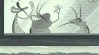 Oggy And The Roaches Black And White