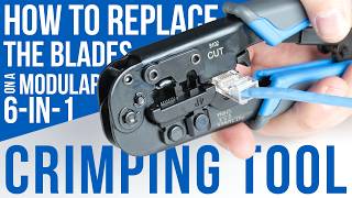 How to Replace the Blades on a Modular 6-in-1 Crimping Tool (UC-866) - Jonard Tools