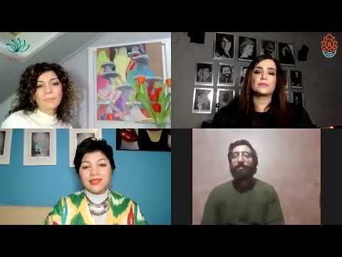 جلسه یکم شب شعر نوروز مژگان ساغر زهرا سور اسرافیل تانیا عاکفی و خالد قادری