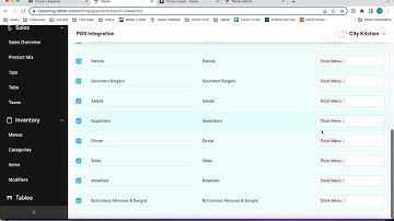 Tabski + Clover Menu Syncing
