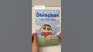 Shinchan blindbag! #asmr #blindbag #asmrunboxing #paperdiy #papercraft #papersquishy #diy #unboxing