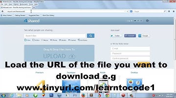 How to DOWNLOAD WEB DEVELOPMENT LEARNING VIDEO from 4shared com