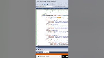 293 ASP .NET MVC - Understand and Create Razor Fields Binded with Model for User Registeration Form