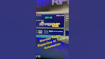 RipperOne AI Trend Automation #aitrading #futurestrading #automatedtrading #bottrading