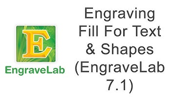 Engraving Fill For Text & Shapes (EngraveLab 7.1)