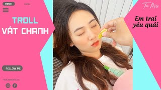 Troll Vắt Chanh Vào Miệng Chị Đang Ngủ Và Cái Kết - Trúc Mây