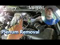 V6 camry intake plenum removal 200206 avalon lexus solara