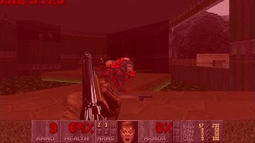 The Ultimate Doom - E1M1: Hangar (Ultra-Violence 100% Kills + Secrets)