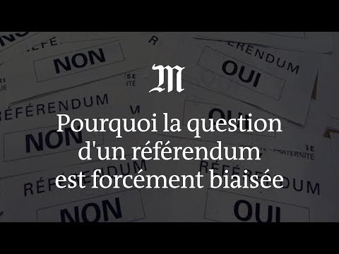 Vidéo: Un référendum est un acte d'expression directe de la volonté du peuple