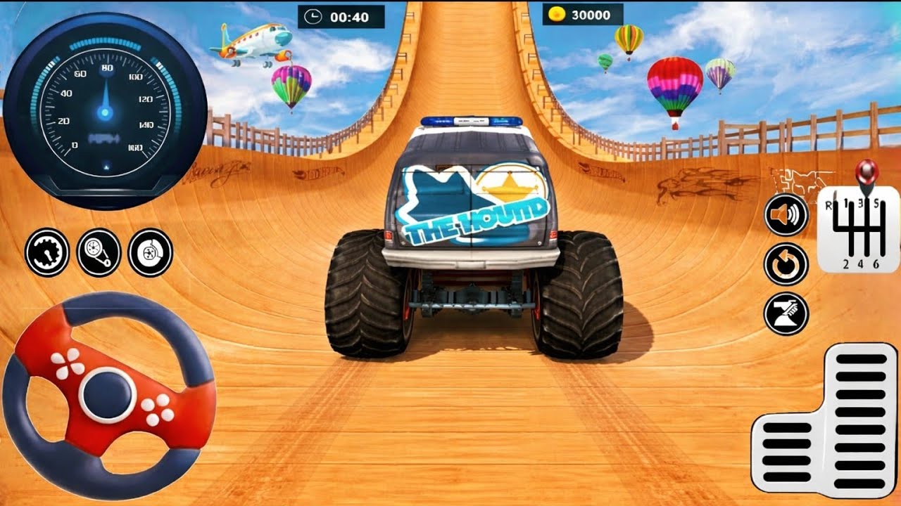 Monster Truck Mega Ramp Impossible Driver - Monster Truck Mega Ramp Racing - Android Gameplay