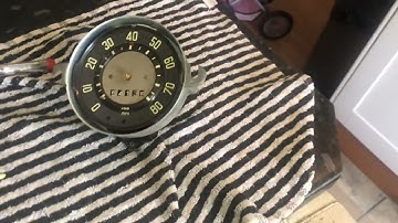 Vw Splitscreen removed speedo to replace needle