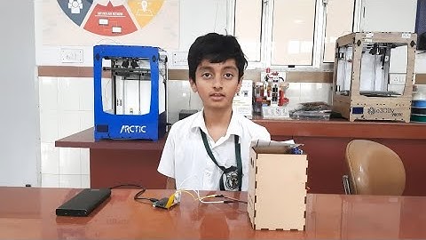 Smart Dustbin | using microbit | by a student of class 6th.   #innovation #delhipublicschool