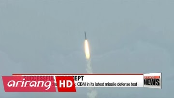 U.S. successfully intercepts simulated ICBM for the first time in missile shield test