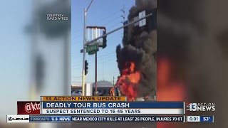 Man sentenced in deadly 2015 tour bus crash