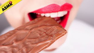 ASMR EATING DAIM CHOCOLATE BAR WITH CRACKING EATING NOISES OF SWEETS CHOCOLATE EATING