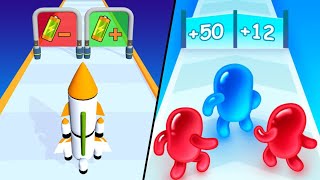 Recharge Rocket Run | Join Blob Clash 3D / All Level Gameplay: Android,iOS screenshot 5