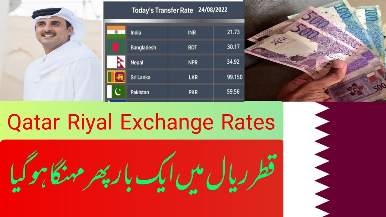 Sheikh Tamim Qatar Riyal New Rates Very High Rates Doha Exchange
