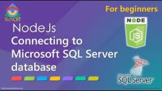 Langkah demi langkah membuat koneksi SQL server node.js menggunakan mssql dengan rest api #tutori...