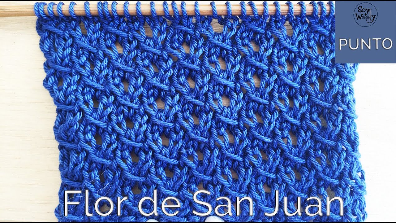 Fascinante granja Disciplina Punto Flor de San Juan: para tejer blusas, tops y chales de primavera, en dos  agujas - YouTube