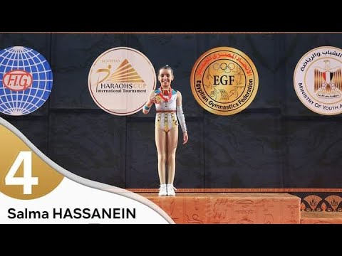 الملكة نفرتاري في كأس الفراعنة الدولية 2023 لجمباز الأيروبيك تدريب كابتن إسلام منصور والمركز الرابع